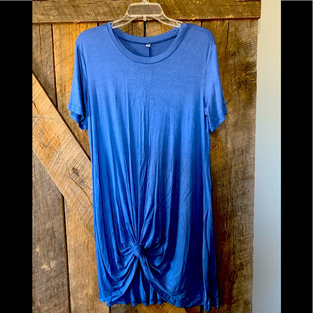 Blue Tshirt dress